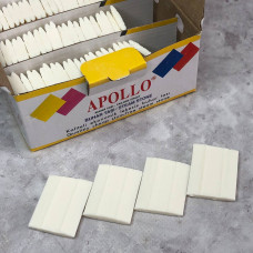 Крейда-мило портновське для кройки Apollo, (100шт/уп) білий колір Крейда-мило портновське для кройки Apollo, (100шт/уп) білий колір