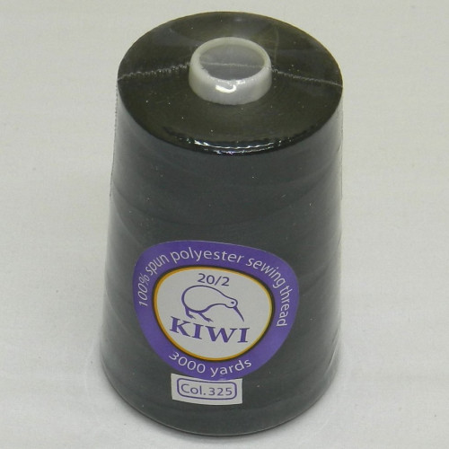 Армовані Kiwi (ківі) нитки 20/2 3000 ярдів, чорні Армовані Kiwi (ківі) нитки 20/2 3000 ярдів, чорні