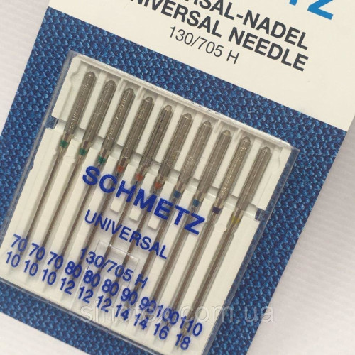 Універсальні голки Schmetz Universal №70-110 - 10 шт Універсальні голки Schmetz Universal №70-110 - 10 шт