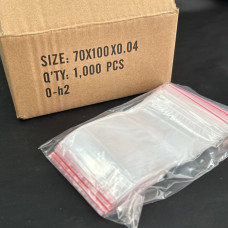 ЗІП пакети із замком ZIP-LOCK, розмір 70х100 мм, уп. 100шт ЗІП пакети із замком ZIP-LOCK, розмір 70х100 мм, уп. 100шт
