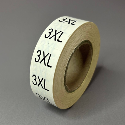 Розмірник клейовий 3XL 1000шт. Розмірник клейовий 3XL 1000шт.