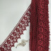 Мереживо макраме Sindtex 6,5см (20м) Колір - Бордовий (05-XR13023-2) Мереживо макраме Sindtex 6,5см (20м) Колір - Бордовий (05-XR13023-2)