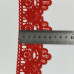 Мереживо макраме Sindtex 6,5см (13м) Колір - Червоний (07-T1138-6)