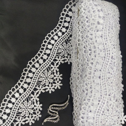 Мереживо макраме Sindtex 9см (13 м) Колір білий (14-L0460-1) Мереживо макраме Sindtex 9см (13 м) Колір білий (14-L0460-1)
