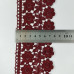 Мереживо макраме Sindtex 7.5 см (20 м) Колір - Бордовий (25-F1375E1-2)