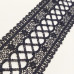 (1 метр) Мереживо макраме Sindtex 5.5 см колір - синій темний (20м-S60351b-3-3)