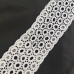 (1 метр) Мереживо макраме Sindtex 6.5 см колір - білий (14м-l0220-1)