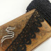(1 метр) Мереживо макраме Sindtex 6 см колір - чорний (12М-SF3131-2)
