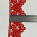 (1 метр) Мереживо макраме Sindtex 6,5 см колір - червоний (07М-T1138-6) (1 метр) Мереживо макраме Sindtex 6,5 см колір - червоний (07М-T1138-6)