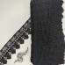 (1 метр) Мереживо макраме Sindtex 5.5 см колір - чорний (22m-y10485-1)