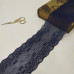 (1 метр) Мереживо гіпюр стрейч, темно-синій колір 10 см (КС-7466TС) (1 метр) Мереживо гіпюр стрейч, темно-синій колір 10 см (КС-7466TС)