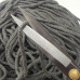 Акриловий круглий шнур, 6 мм — темно-сірий Акриловий круглий шнур, 6 мм — темно-сірий