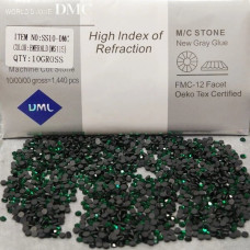 SS10 Термоклейні стрази дмс (DMC Китай) Col: EMERALD SS10 Термоклейні стрази дмс (DMC Китай) Col: EMERALD
