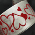 Атласна стрічка біла "Hearts" 5 см (23 м) "Sindtex" (АЛР5-003) Атласна стрічка біла "Hearts" 5 см (23 м) "Sindtex" (АЛР5-003)