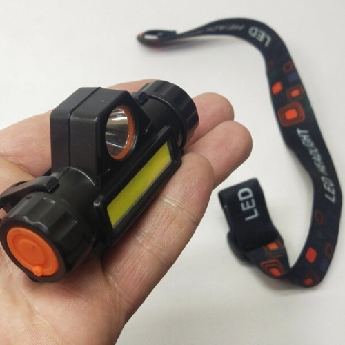 Налобний ліхтар із акумулятором Police BL-872 XPE+COB Налобний ліхтар із акумулятором Police BL-872 XPE+COB