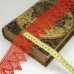 (1 м) Мереживо макраме Sindtex 6см Колір - Червоний (М729-51-026)