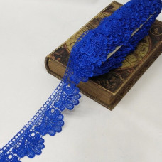 Мереживний макрамам Sindtex 6cm (13m) Колір - Синій електрик (729-42-040) Мереживний макрамам Sindtex 6cm (13m) Колір - Синій електрик (729-42-040)
