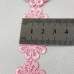 Мереживо макраме Sindtex 2,5см (13м) Колір - Рожевий (10070-007)