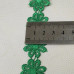 (1 м) Мереживо макраме Sindtex 2,5 см (13 м) колір - зелений (M10070-019)