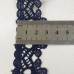 (1 м) Мереживо макраме Sindtex 3см (13 м) колір - синій темний (M729-24-154) (1 м) Мереживо макраме Sindtex 3см (13 м) колір - синій темний (M729-24-154)