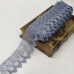 (1 м) Мереживо макраме Sindtex 7CM (13M) колір - сірий (M729-64-003)