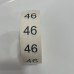 Розмірник клейовий 46 1000шт. Розмірник клейовий 46 1000шт.