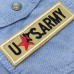 Термоаплікація, нашивка на одяг 2.5х8,5см "U.S.Army"