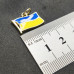 Підвіска "Прапор України" 12х16 мм, колір золото (гіппоалергенний сплав) Підвіска "Прапор України" 12х16 мм, колір золото (гіппоалергенний сплав)