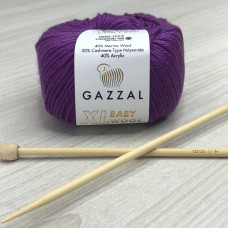 Пряжа Gazzal – Baby Wool XL колір 815 Фуксія Пряжа Gazzal – Baby Wool XL колір 815 Фуксія