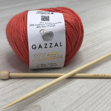 Пряжа Gazzal – Baby Wool XL колір 819 Пряжа Gazzal – Baby Wool XL колір 819