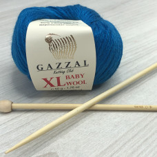 Пряжа Gazzal – Baby Wool XL колір 822 Електрик Пряжа Gazzal – Baby Wool XL колір 822 Електрик