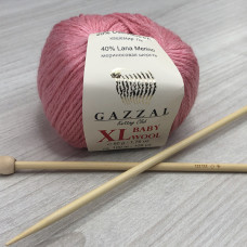 Пряжа Gazzal – Baby Wool XL колір 828 Персиковий Пряжа Gazzal – Baby Wool XL колір 828 Персиковий