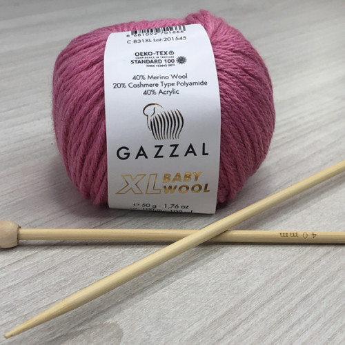 Пряжа Gazzal – Baby Wool XL колір 831 Пряжа Gazzal – Baby Wool XL колір 831