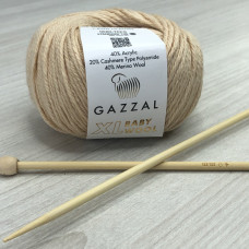 Пряжа Gazzal – Baby Wool XL колір 839 Тілесний Пряжа Gazzal – Baby Wool XL колір 839 Тілесний