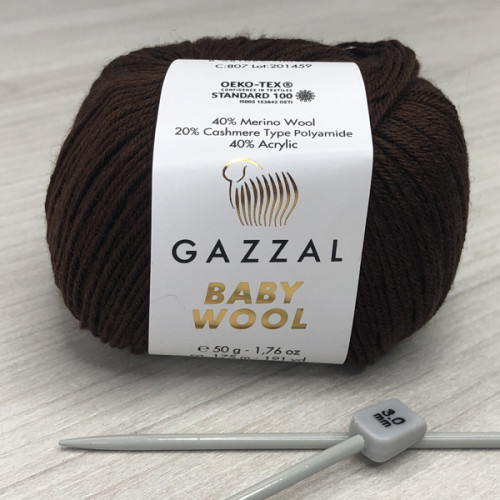 Пряжа Gazzal – Baby Wool колір 807 Пряжа Gazzal – Baby Wool колір 807