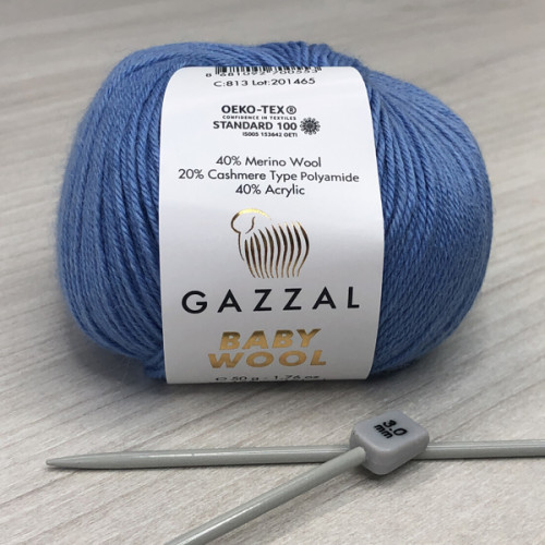 Пряжа Gazzal – Baby Wool колір 813 Пряжа Gazzal – Baby Wool колір 813