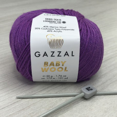 Пряжа Gazzal – Baby Wool колір 815 Пряжа Gazzal – Baby Wool колір 815