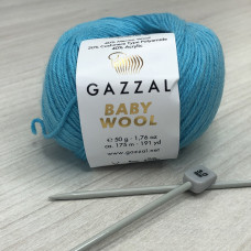 Пряжа Gazzal – Baby Wool колір 820 Пряжа Gazzal – Baby Wool колір 820