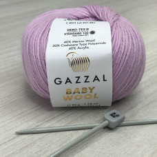 Пряжа Gazzal – Baby Wool колір 823 Пряжа Gazzal – Baby Wool колір 823