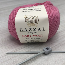 Пряжа Gazzal – Baby Wool колір 831 Пряжа Gazzal – Baby Wool колір 831