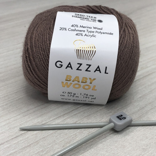 Пряжа Gazzal – Baby Wool колір 835 Пряжа Gazzal – Baby Wool колір 835