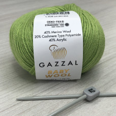 Пряжа Gazzal – Baby Wool колір 838 Пряжа Gazzal – Baby Wool колір 838