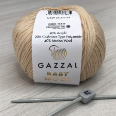 Пряжа Gazzal – Baby Wool колір 839 Пряжа Gazzal – Baby Wool колір 839
