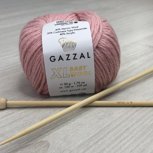 Пряжа Gazzal – Baby Wool XL колір 845 Пряжа Gazzal – Baby Wool XL колір 845