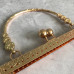 Фермуар прямокутний металевий 20 см - золото Фермуар прямокутний металевий 20 см - золото