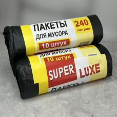 Пакети для сміття 240л 1000х1500 мм 10 шт. 1 рул Пакети для сміття 240л 1000х1500 мм 10 шт. 1 рул