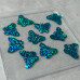 22мм Паєтка метелик 5г - бірюзовий голограма