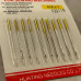 Голки для побутових швейних машин "Harp Needles" №120 -10шт Голки для побутових швейних машин "Harp Needles" №120 -10шт