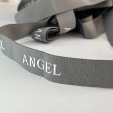 Резинка Angel для спортивного одягу 3 см - сталевий Резинка Angel для спортивного одягу 3 см - сталевий