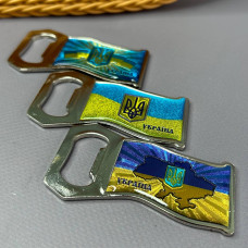 Відкривачка магніт патріотична - в асортименті 7 см Відкривачка магніт патріотична - в асортименті 7 см